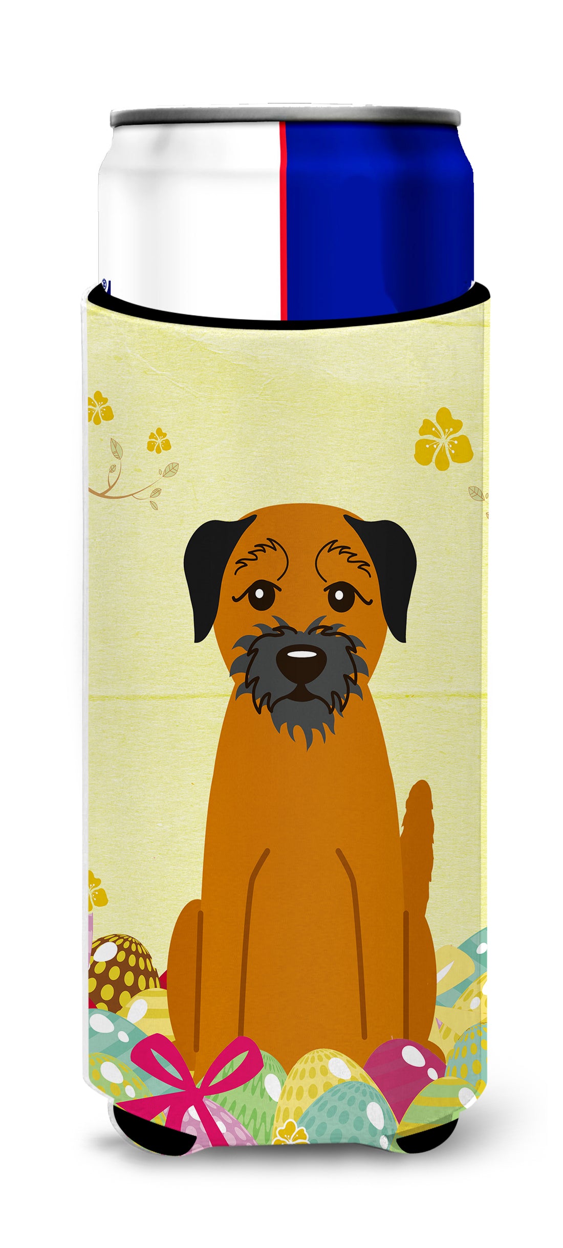 Easter Eggs Border Terrier  Ultra Hugger for slim cans BB6039MUK  the-store.com.