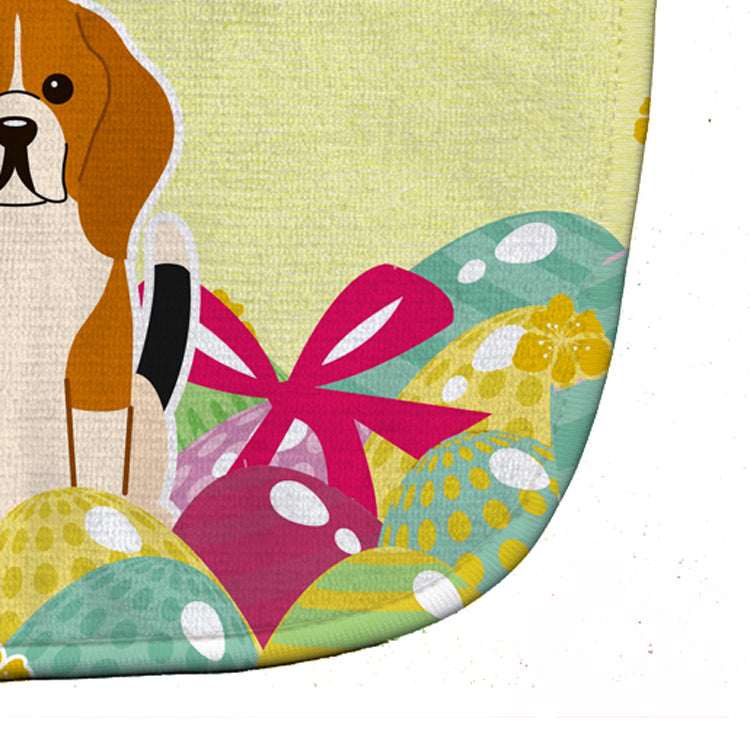 Easter Eggs Beagle Tricolor Baby Bib BB6040BIB - the-store.com