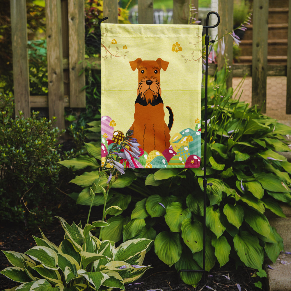 Easter Eggs Airedale Flag Garden Size BB6041GF  the-store.com.