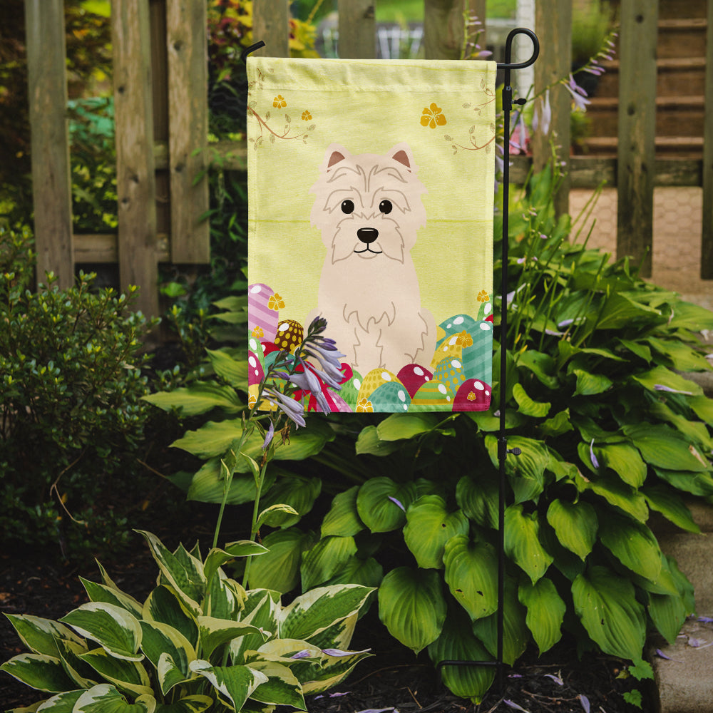 Easter Eggs Westie Flag Garden Size BB6042GF  the-store.com.