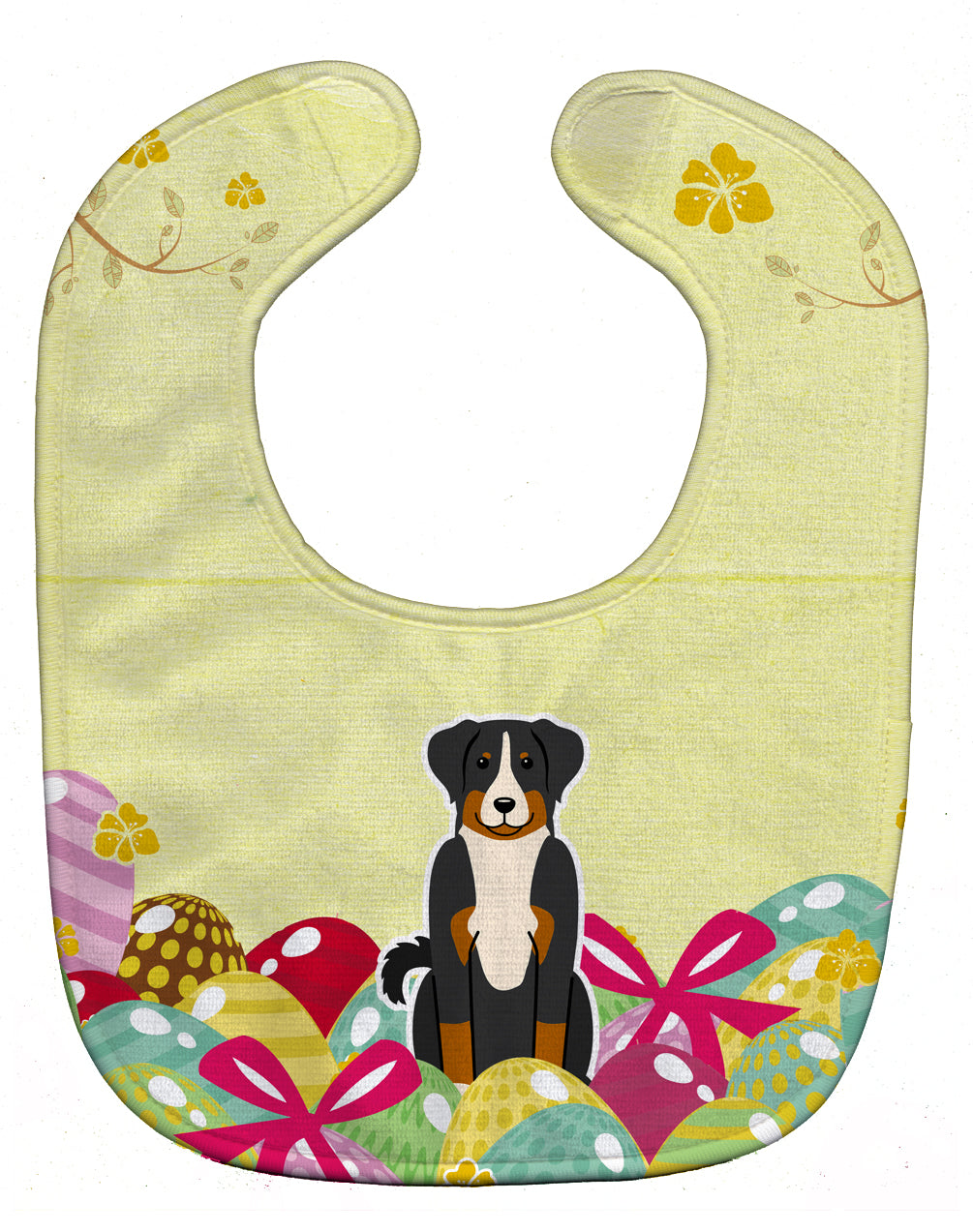 Easter Eggs Appenzeller Sennenhund Baby Bib BB6043BIB - the-store.com