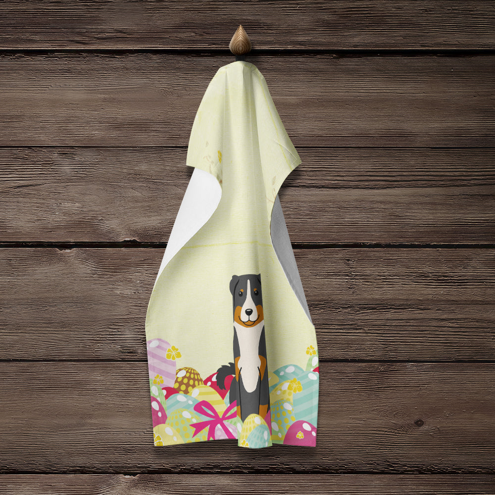 Easter Eggs Appenzeller Sennenhund Kitchen Towel BB6043KTWL - the-store.com