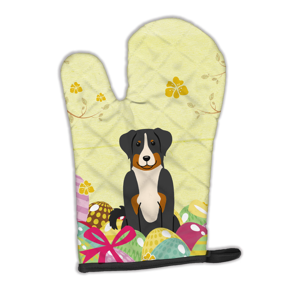 Easter Eggs Appenzeller Sennenhund Oven Mitt BB6043OVMT  the-store.com.