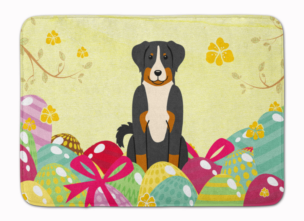 Easter Eggs Appenzeller Sennenhund Machine Washable Memory Foam Mat BB6043RUG - the-store.com