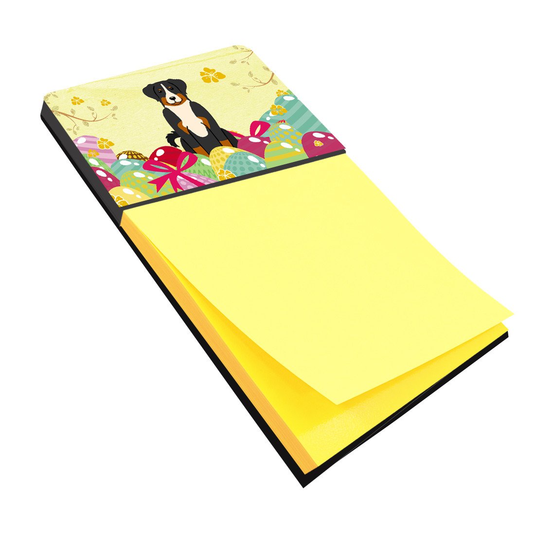 Easter Eggs Appenzeller Sennenhund Sticky Note Holder BB6043SN by Caroline's Treasures