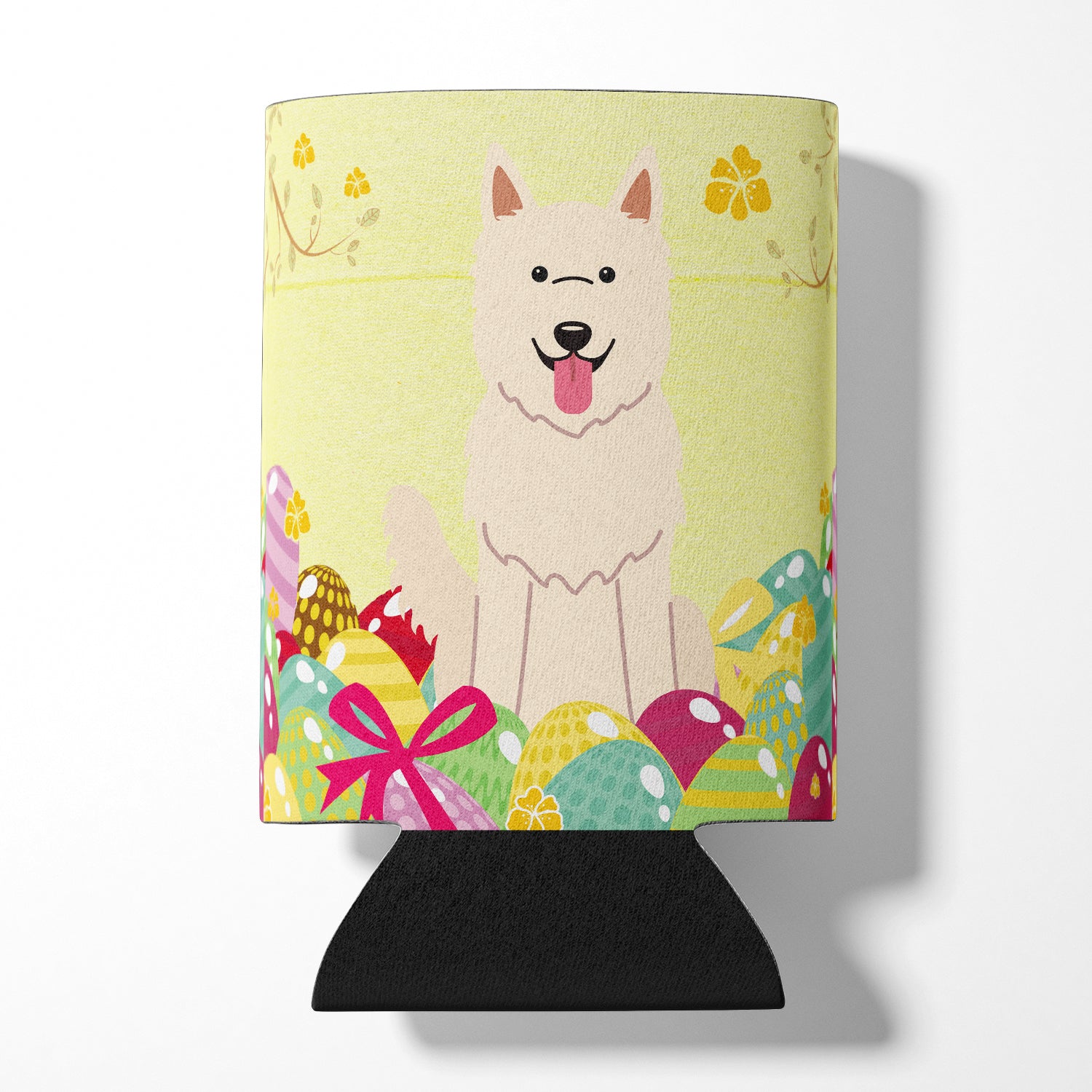 Easter Eggs White German Shepherd Can or Bottle Hugger BB6045CC  the-store.com.