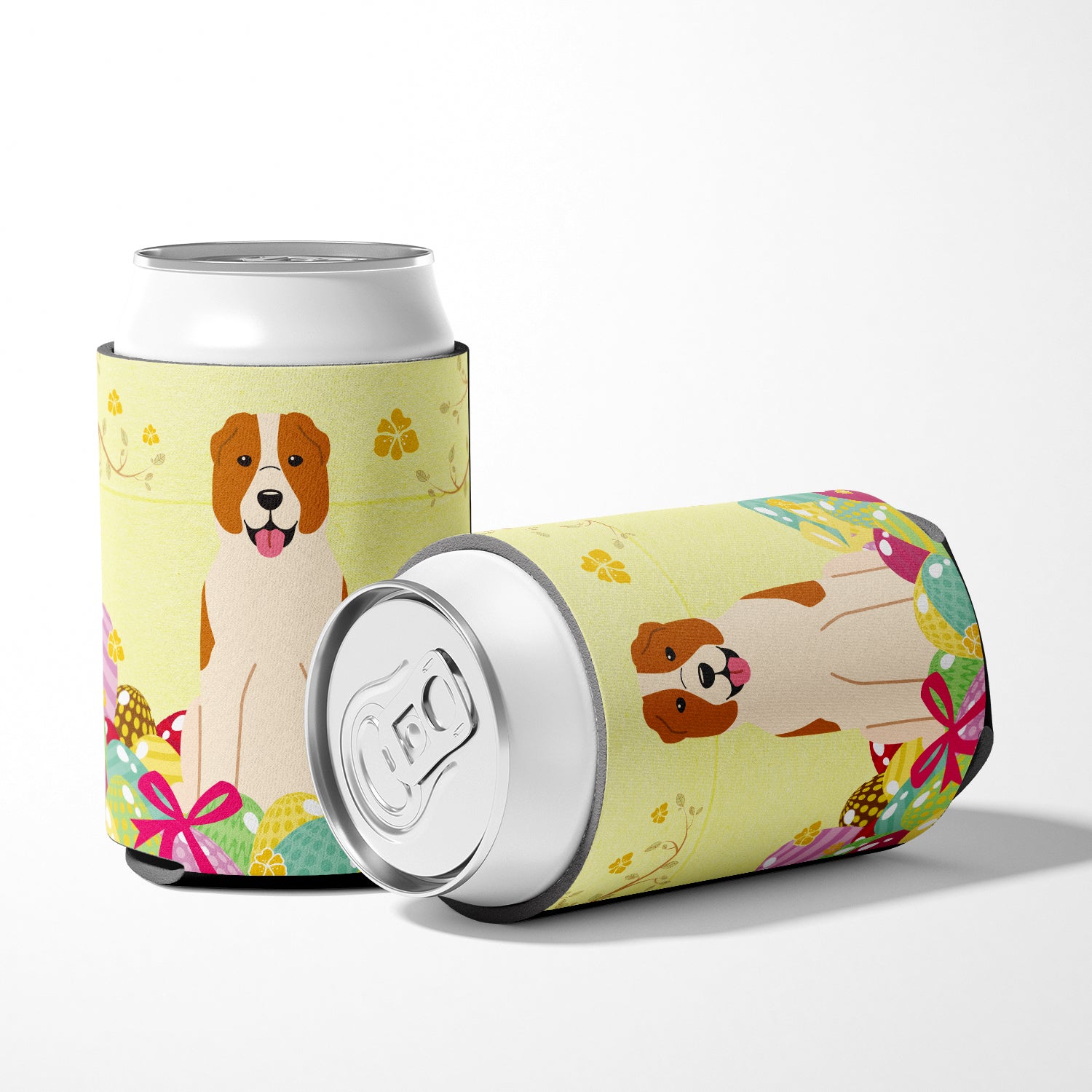 Easter Eggs Central Asian Shepherd Dog Can or Bottle Hugger BB6049CC  the-store.com.