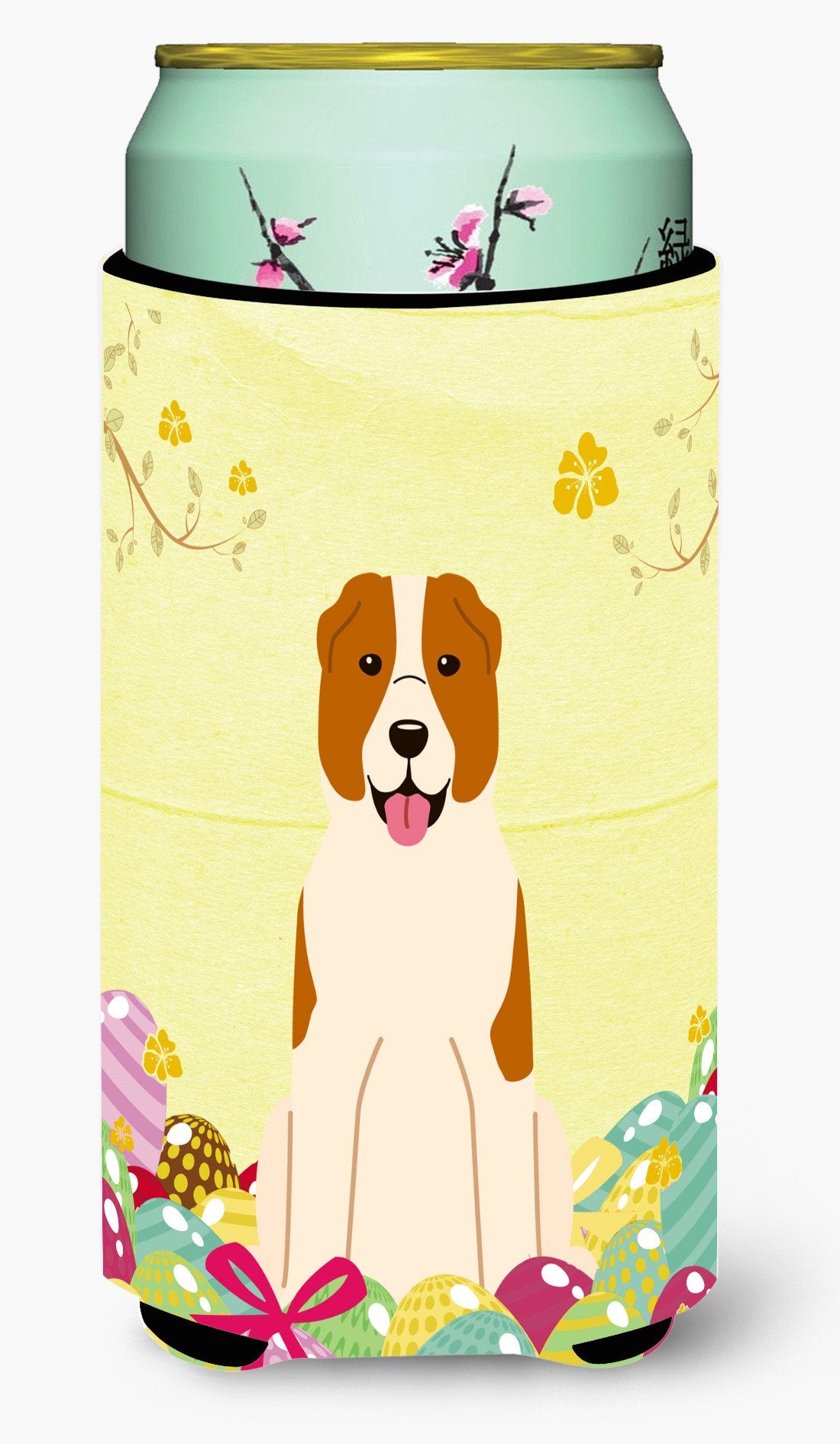 Easter Eggs Central Asian Shepherd Dog Tall Boy Beverage Insulator Hugger BB6049TBC by Caroline&#39;s Treasures