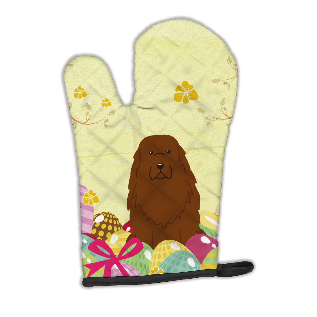 Easter Eggs Caucasian Shepherd Dog Oven Mitt BB6050OVMT  the-store.com.