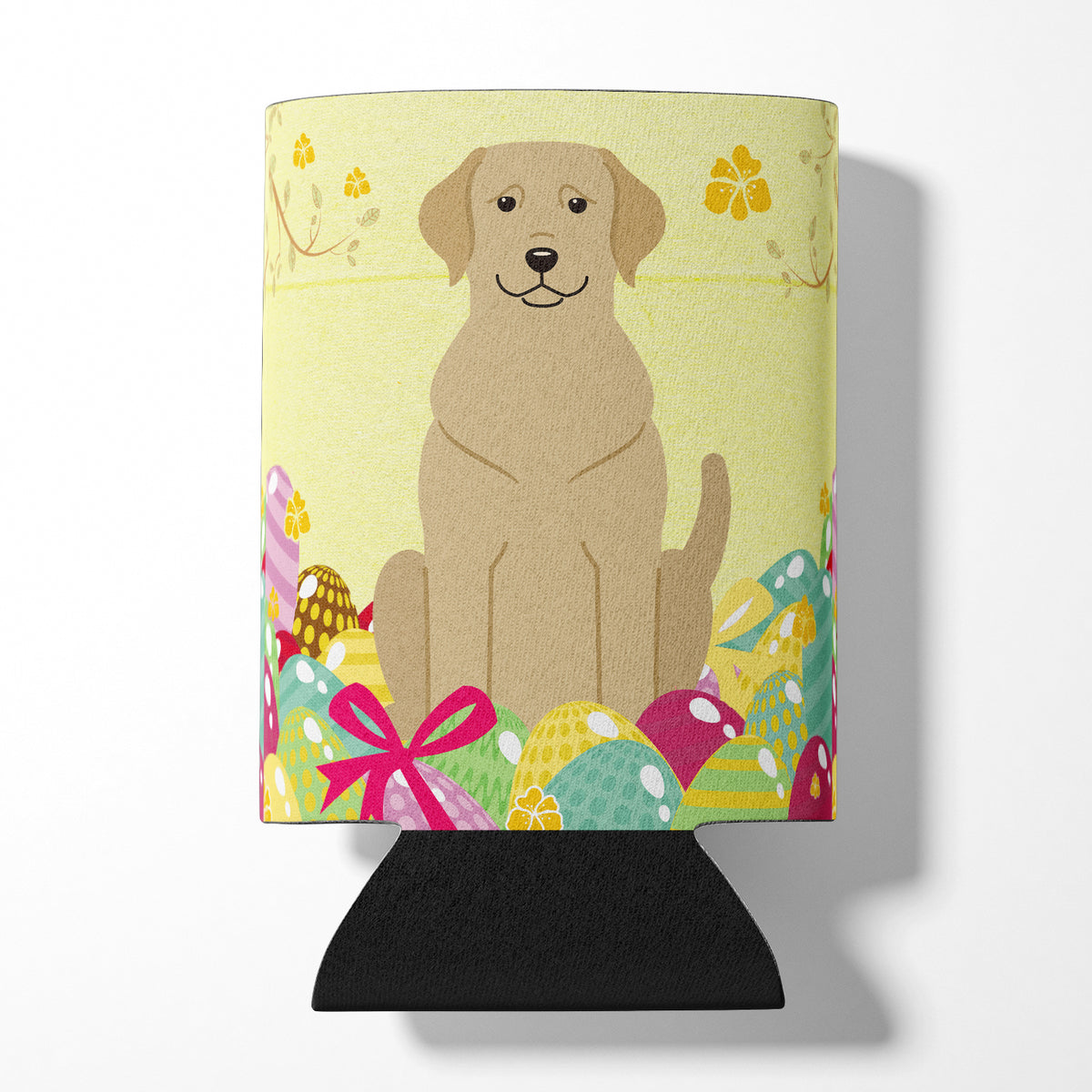 Easter Eggs Yellow Labrador Can or Bottle Hugger BB6055CC  the-store.com.