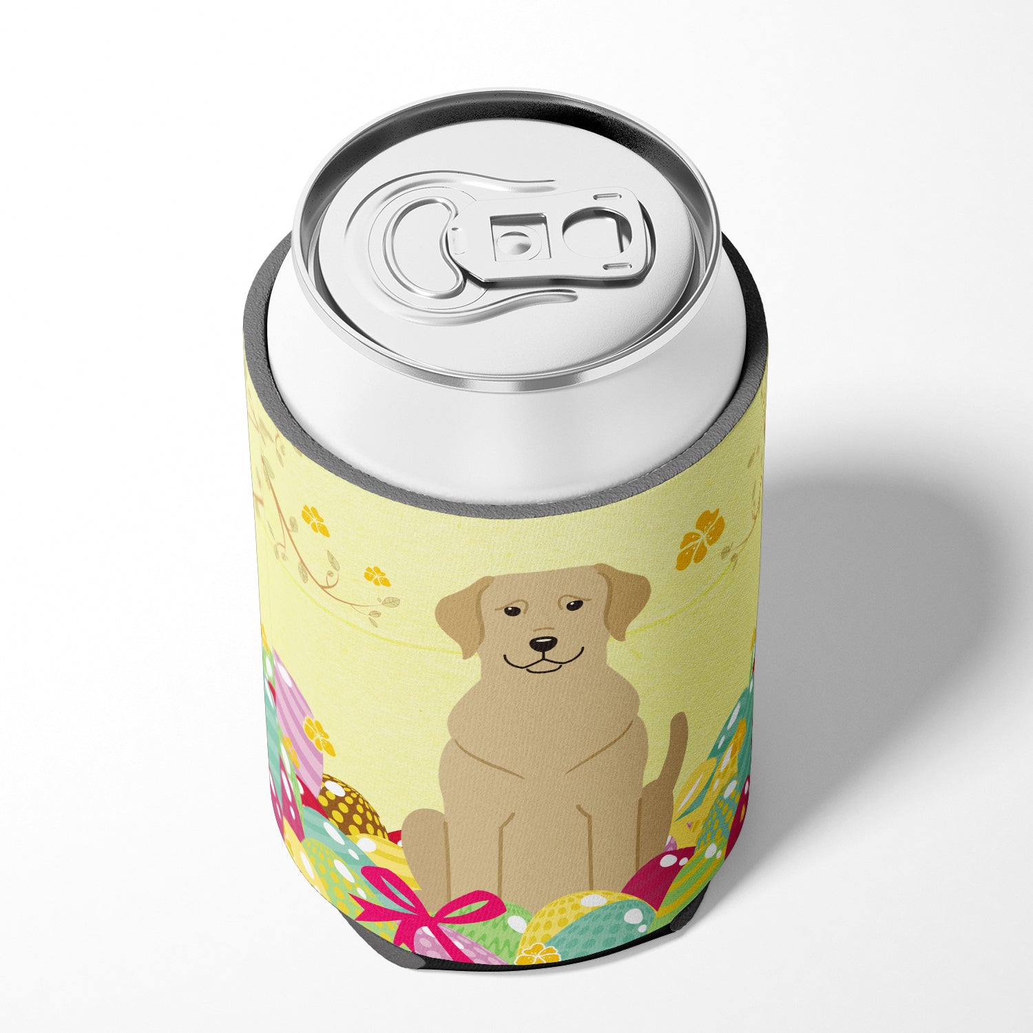 Easter Eggs Yellow Labrador Can or Bottle Hugger BB6055CC  the-store.com.