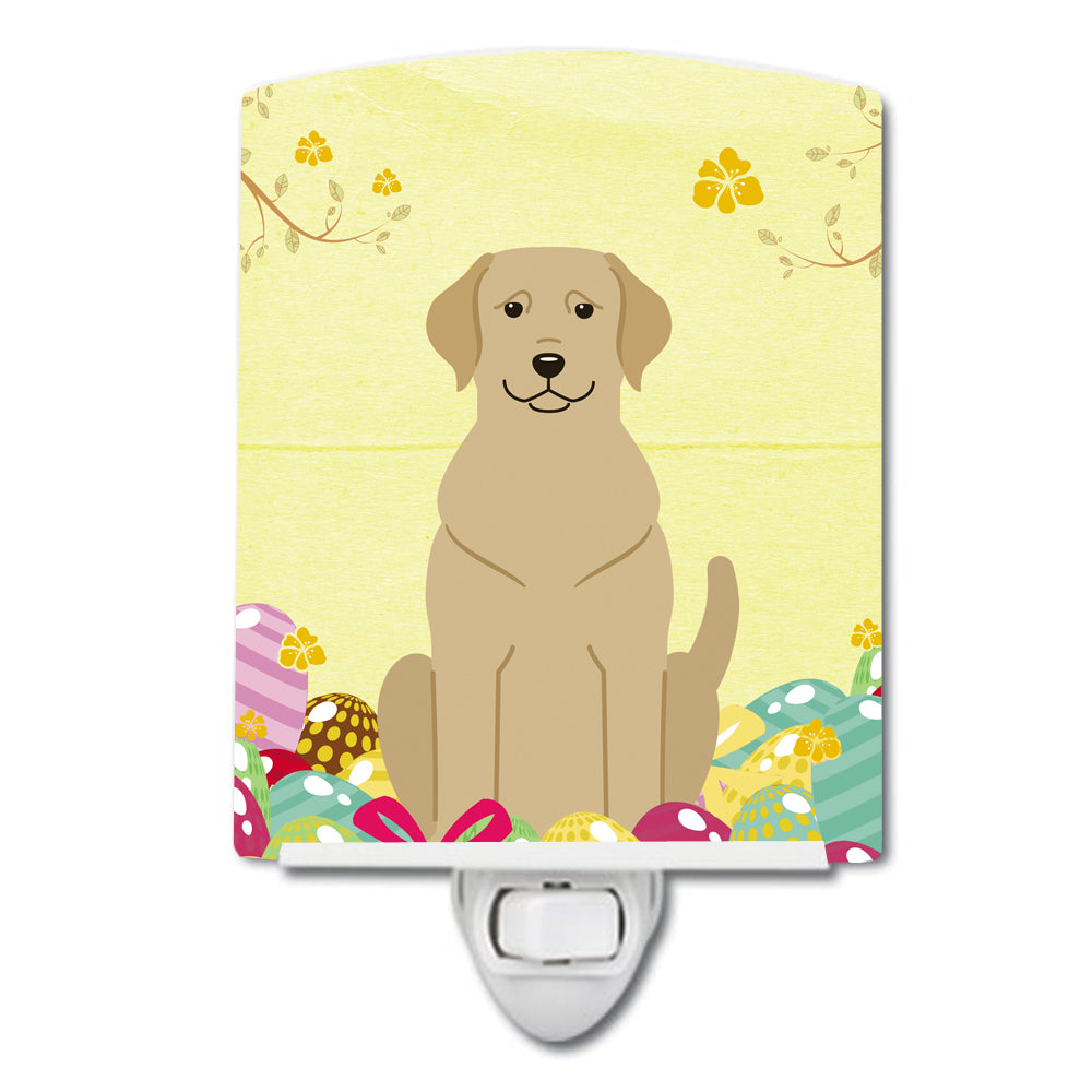 Easter Eggs Yellow Labrador Ceramic Night Light BB6055CNL - the-store.com