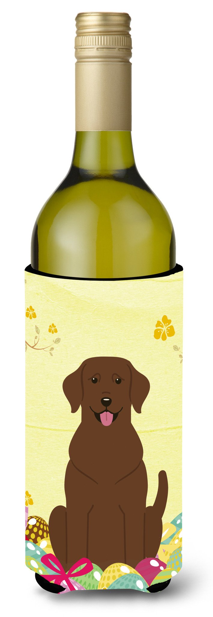 Easter Eggs Chocolate Labrador Wine Bottle Beverge Insulator Hugger BB6056LITERK by Caroline's Treasures