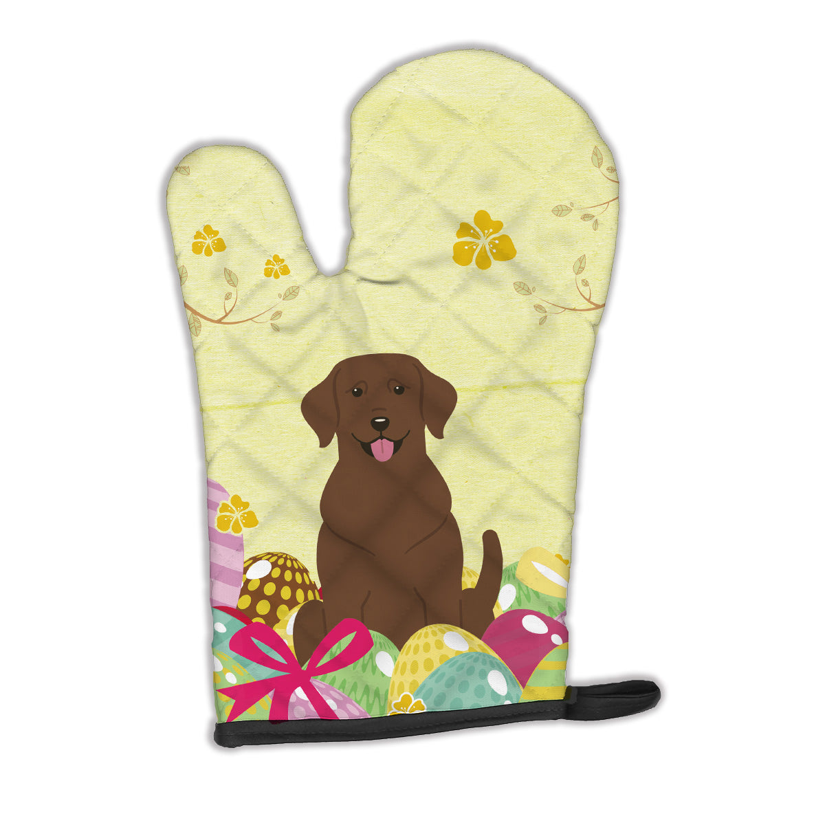 Easter Eggs Chocolate Labrador Oven Mitt BB6056OVMT  the-store.com.