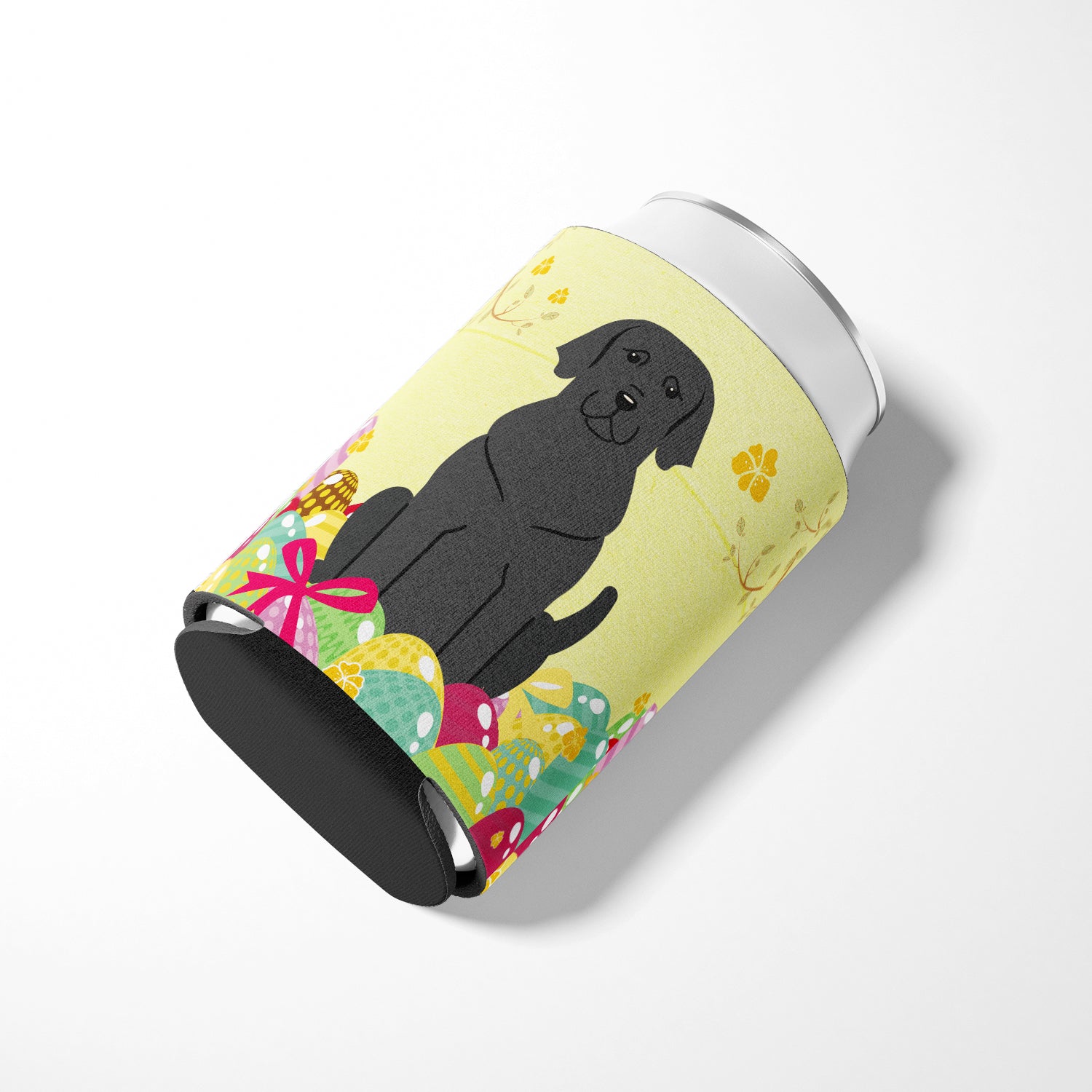 Easter Eggs Black Labrador Can or Bottle Hugger BB6057CC  the-store.com.