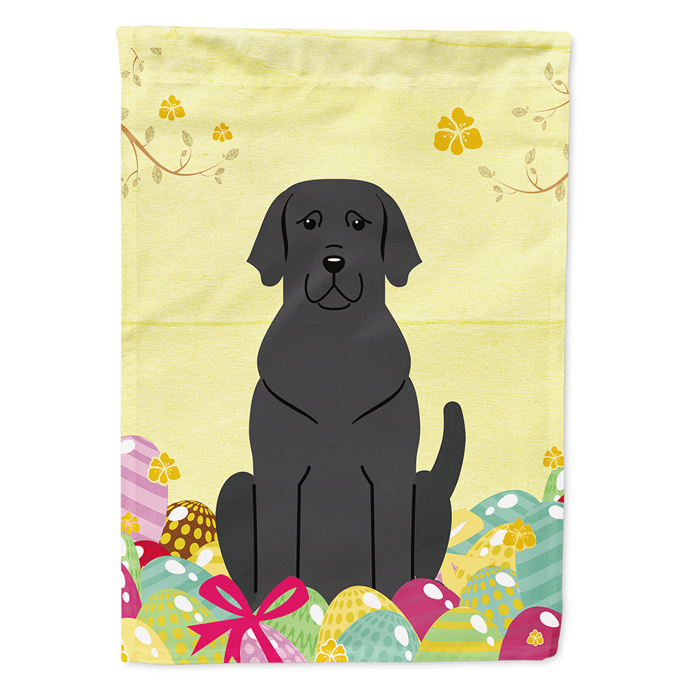 Easter Eggs Black Labrador Flag Canvas House Size BB6057CHF  the-store.com.