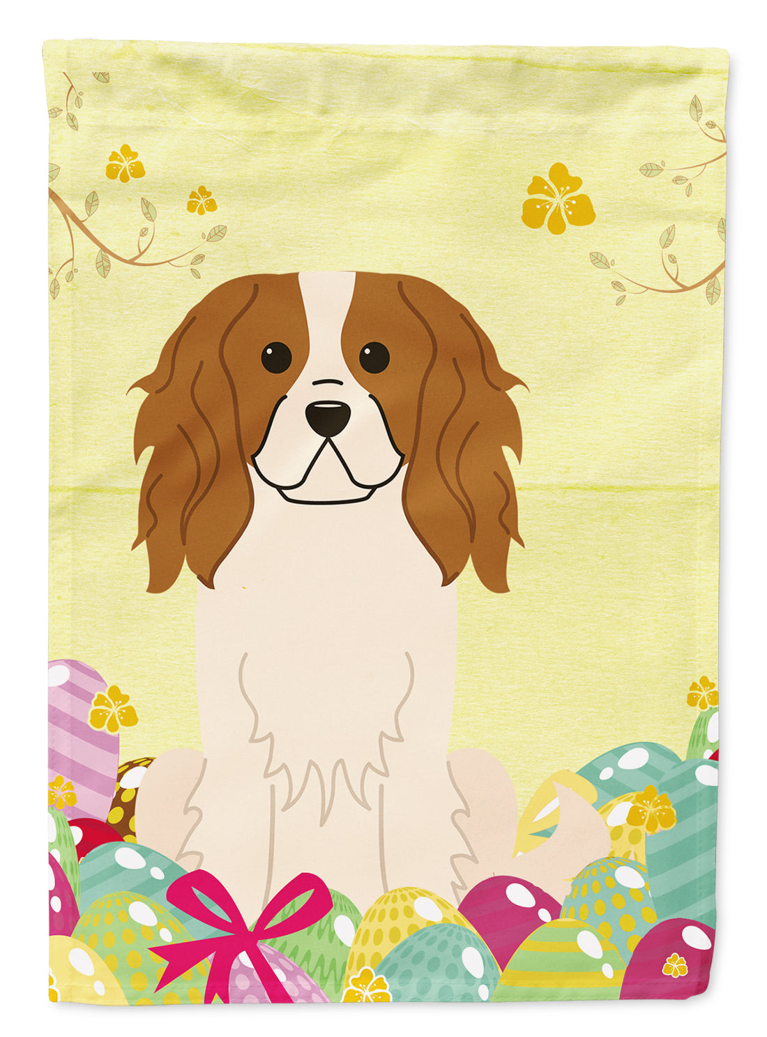 Easter Eggs Cavalier Spaniel Flag Garden Size BB6058GF  the-store.com.