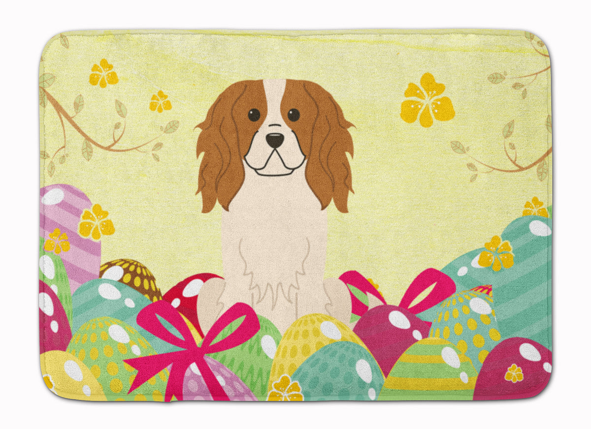 Easter Eggs Cavalier Spaniel Machine Washable Memory Foam Mat BB6058RUG - the-store.com