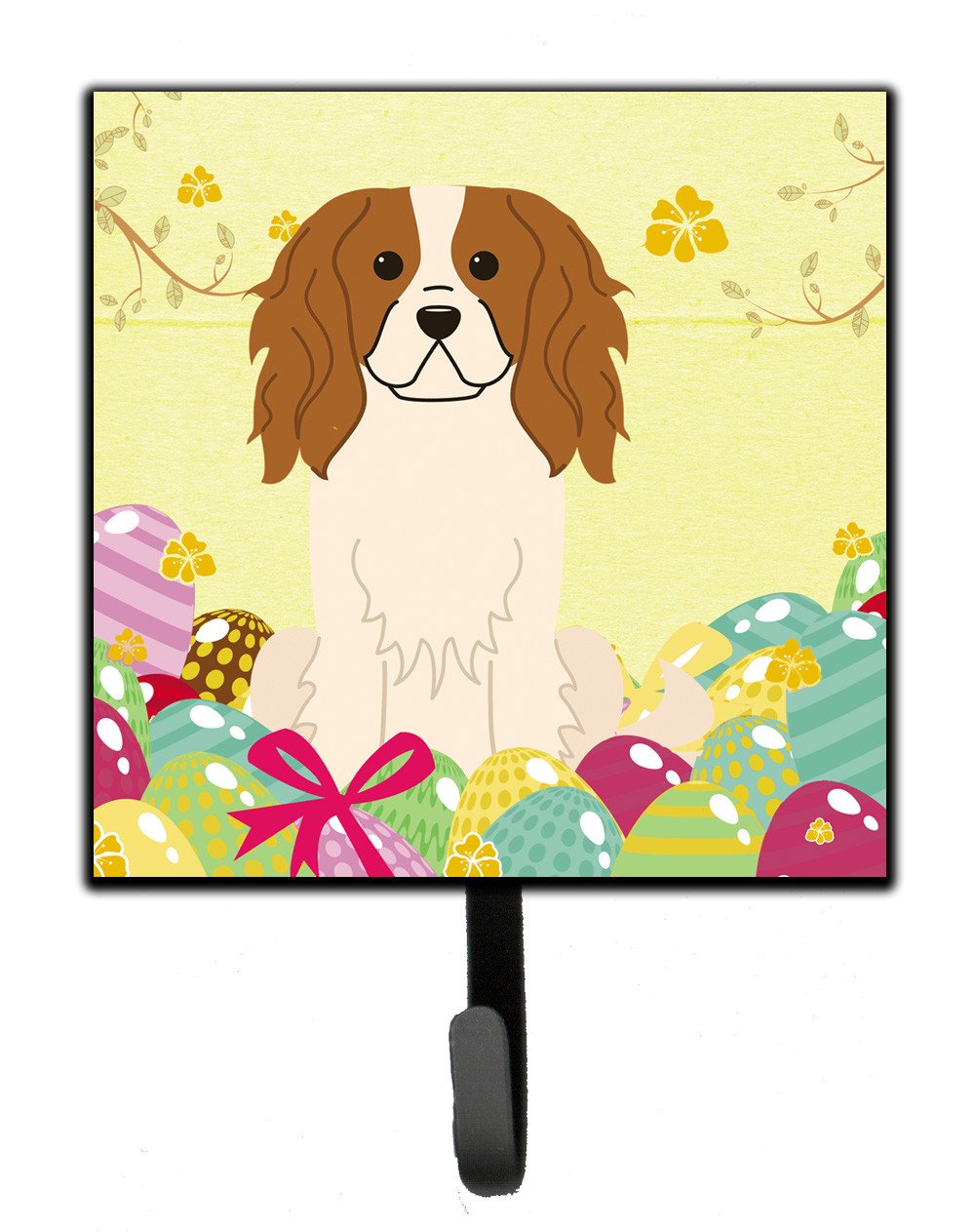 Easter Eggs Cavalier Spaniel Leash or Key Holder BB6058SH4 by Caroline's Treasures