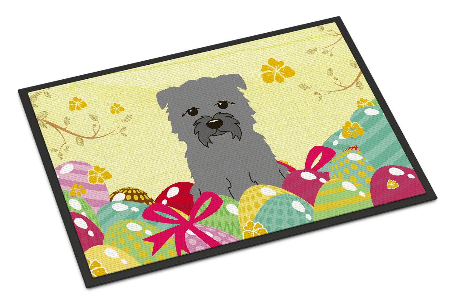 Easter Eggs Glen of Imal Grey Indoor or Outdoor Mat 24x36 BB6059JMAT by Caroline's Treasures