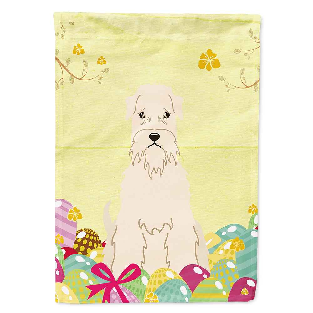 Easter Eggs Soft Coated Wheaten Terrier Flag Canvas House Size BB6061CHF  the-store.com.