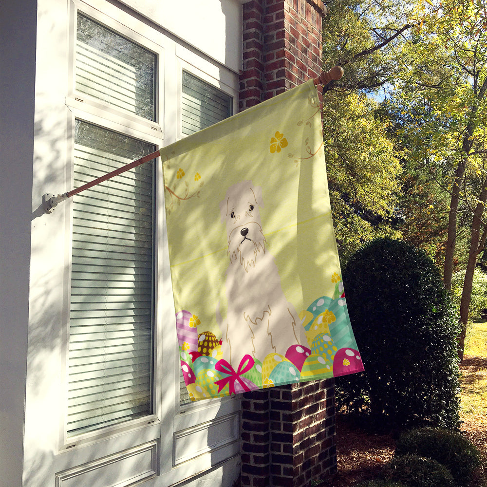 Easter Eggs Soft Coated Wheaten Terrier Flag Canvas House Size BB6061CHF  the-store.com.