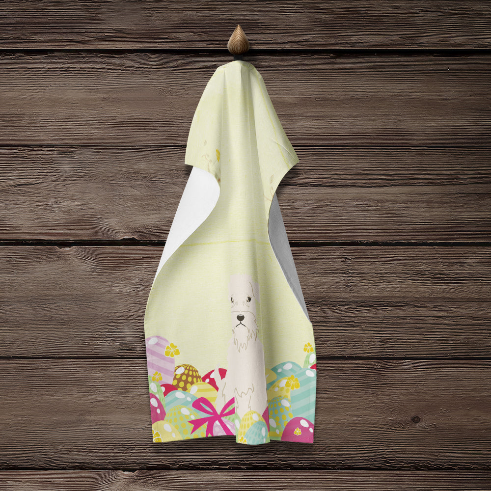 Easter Eggs Soft Coated Wheaten Terrier Kitchen Towel BB6061KTWL - the-store.com