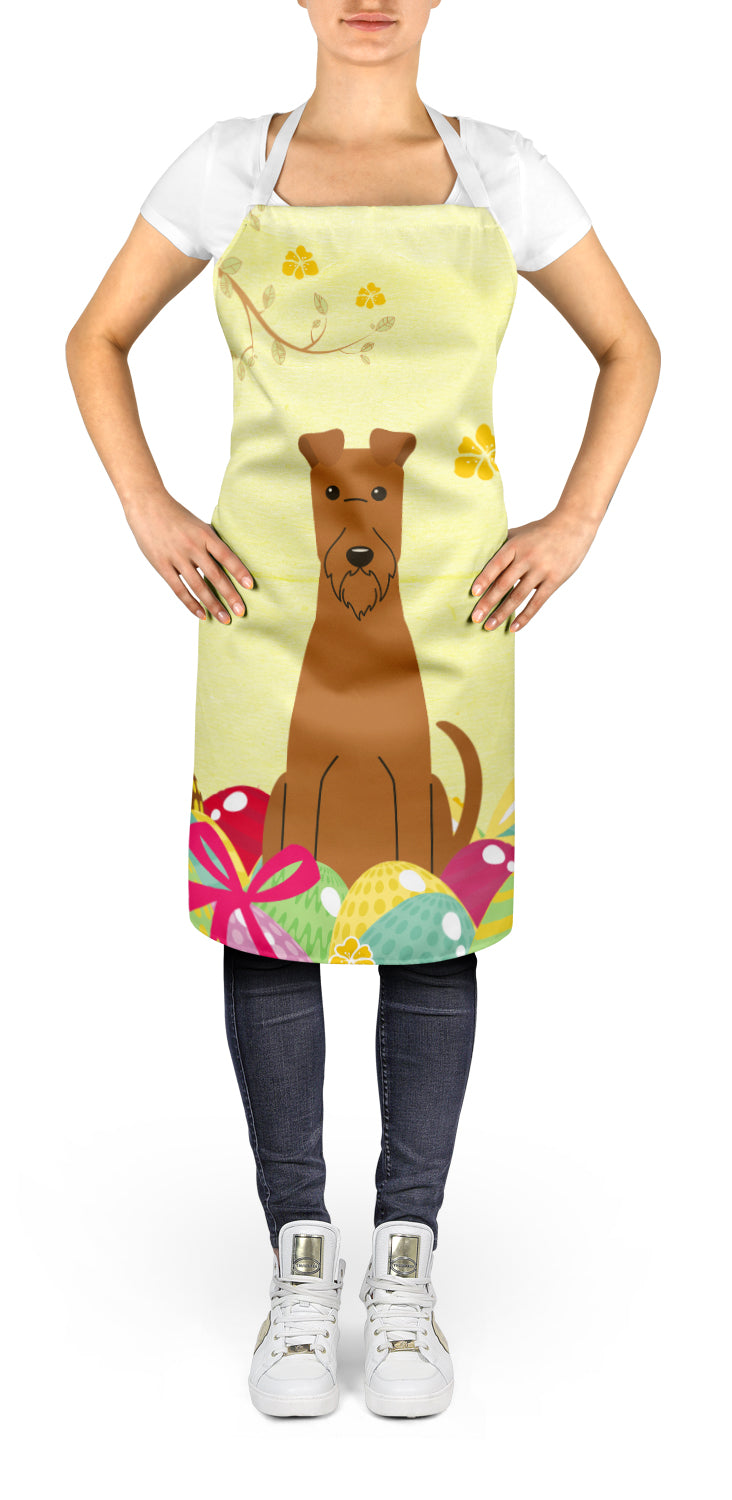 Easter Eggs Irish Terrier Apron BB6062APRON  the-store.com.