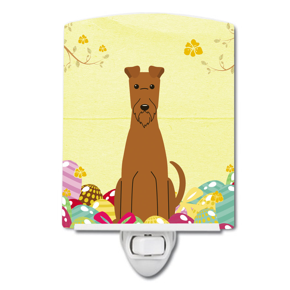 Easter Eggs Irish Terrier Ceramic Night Light BB6062CNL - the-store.com