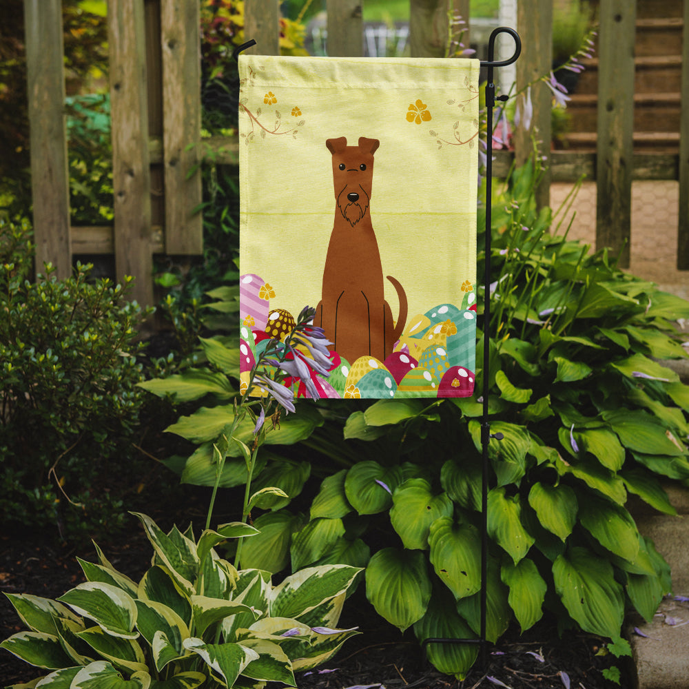 Easter Eggs Irish Terrier Flag Garden Size BB6062GF  the-store.com.