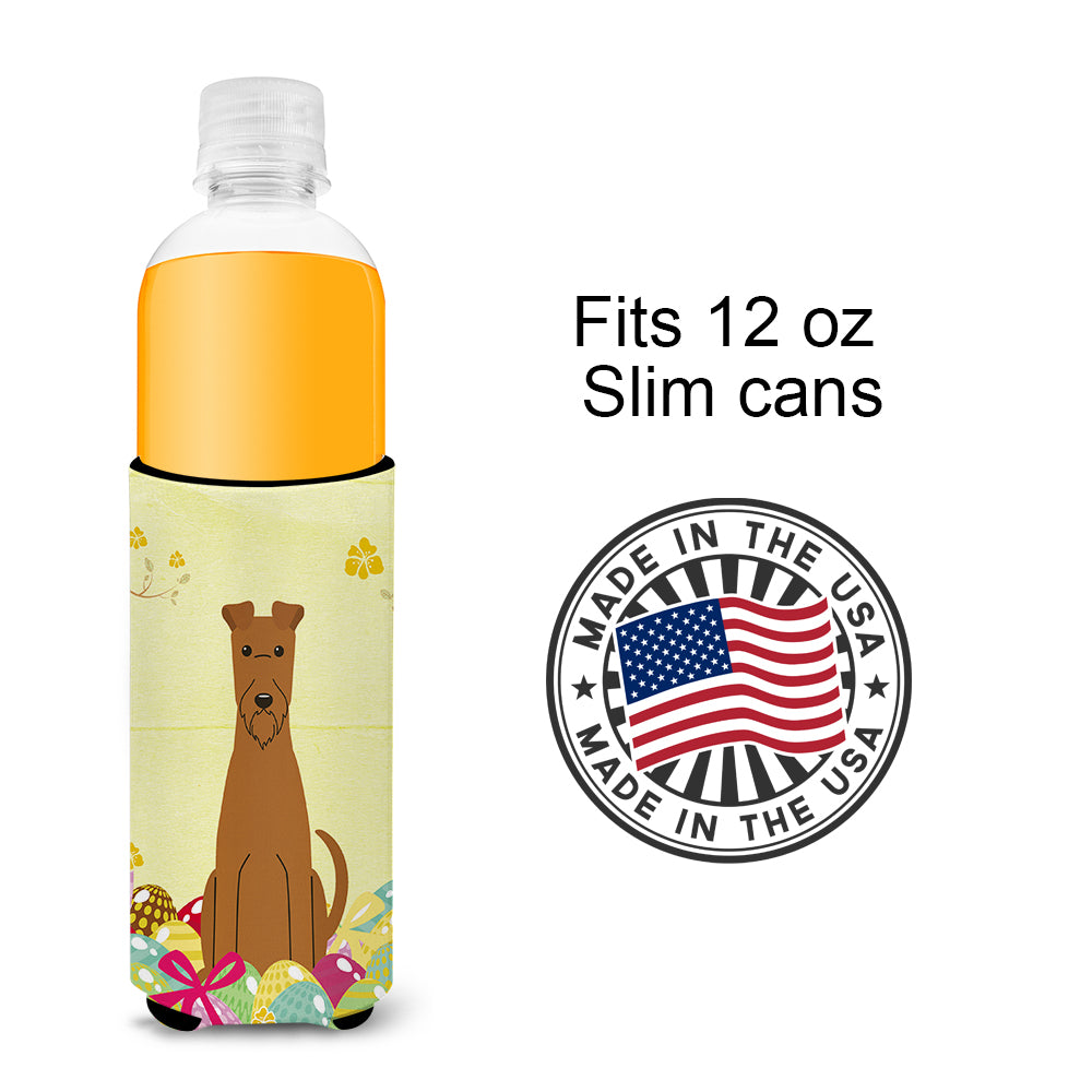 Easter Eggs Irish Terrier  Ultra Hugger for slim cans BB6062MUK  the-store.com.