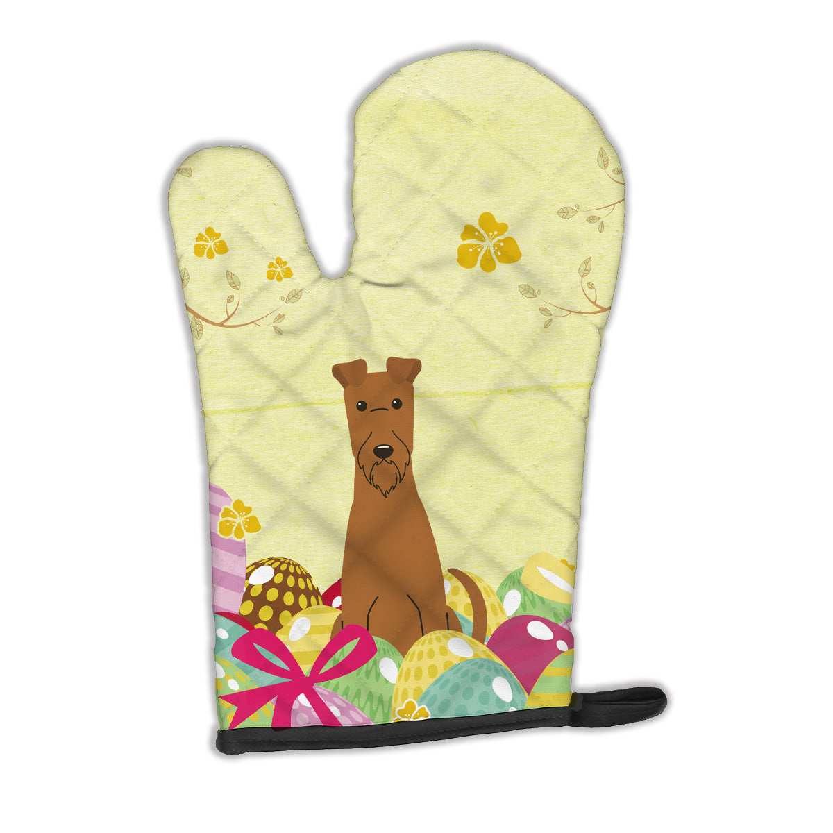 Easter Eggs Irish Terrier Oven Mitt BB6062OVMT  the-store.com.