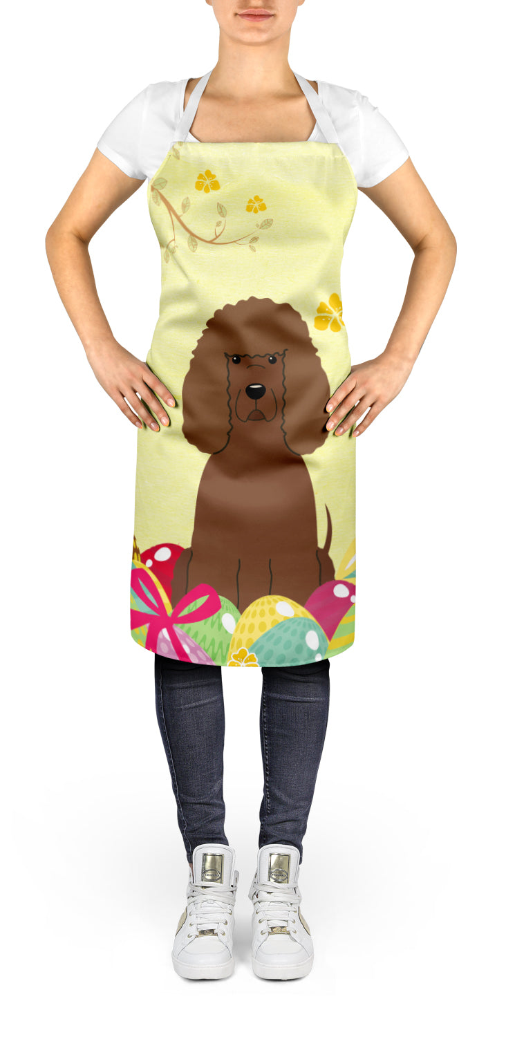 Easter Eggs Irish Water Spaniel Apron BB6063APRON  the-store.com.