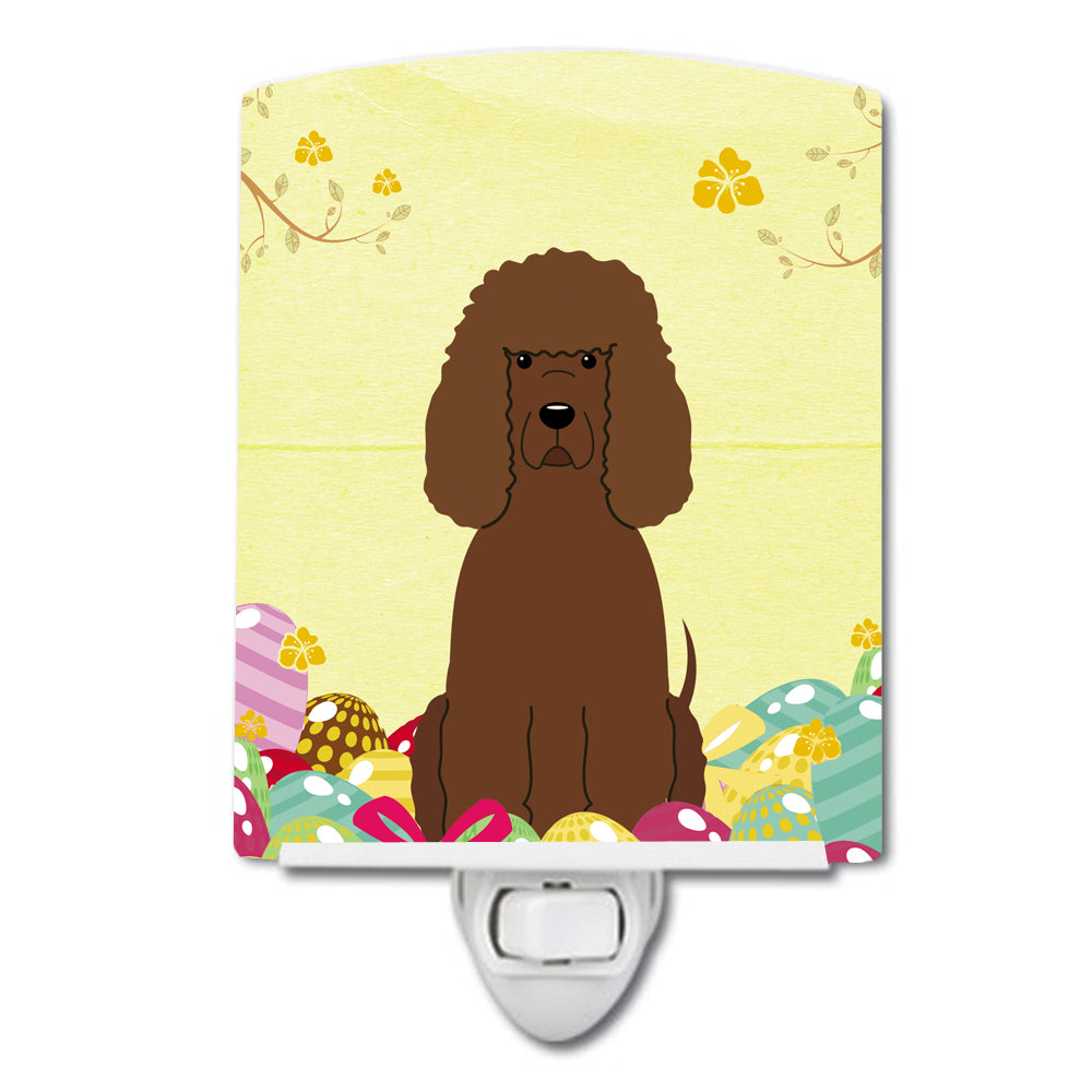 Easter Eggs Irish Water Spaniel Ceramic Night Light BB6063CNL - the-store.com