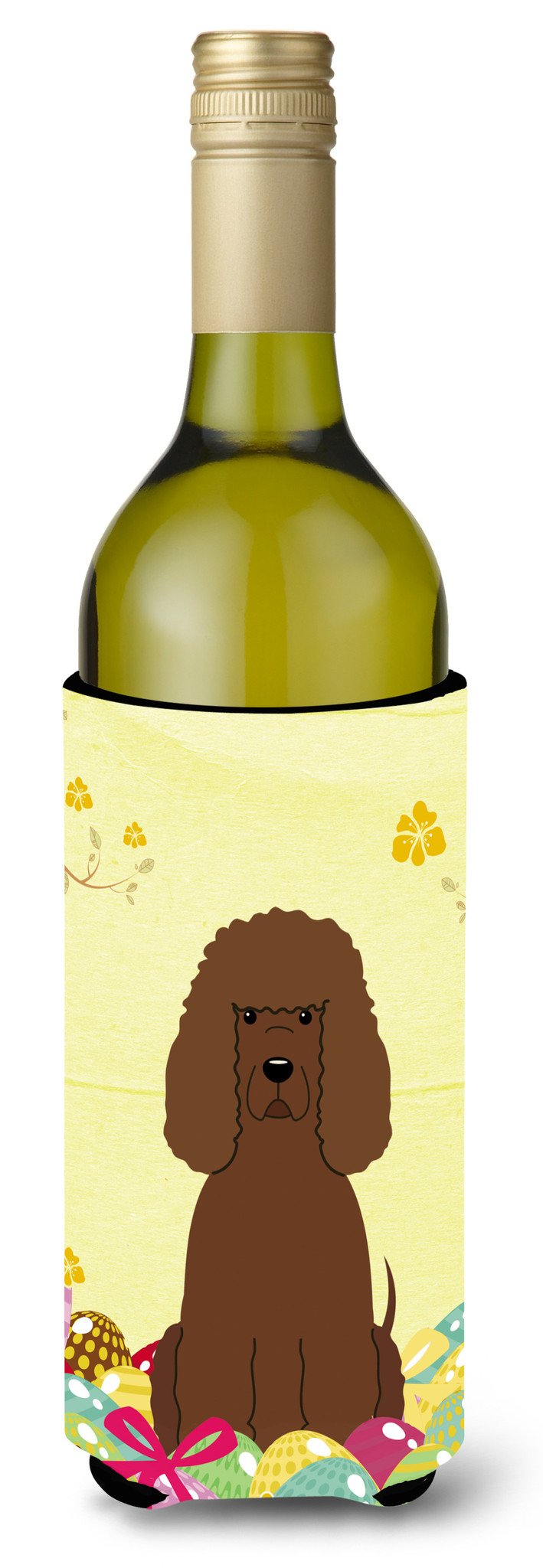 Easter Eggs Irish Water Spaniel Wine Bottle Beverge Insulator Hugger BB6063LITERK by Caroline's Treasures