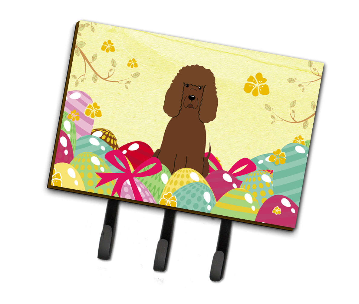 Easter Eggs Irish Water Spaniel Leash or Key Holder BB6063TH68  the-store.com.