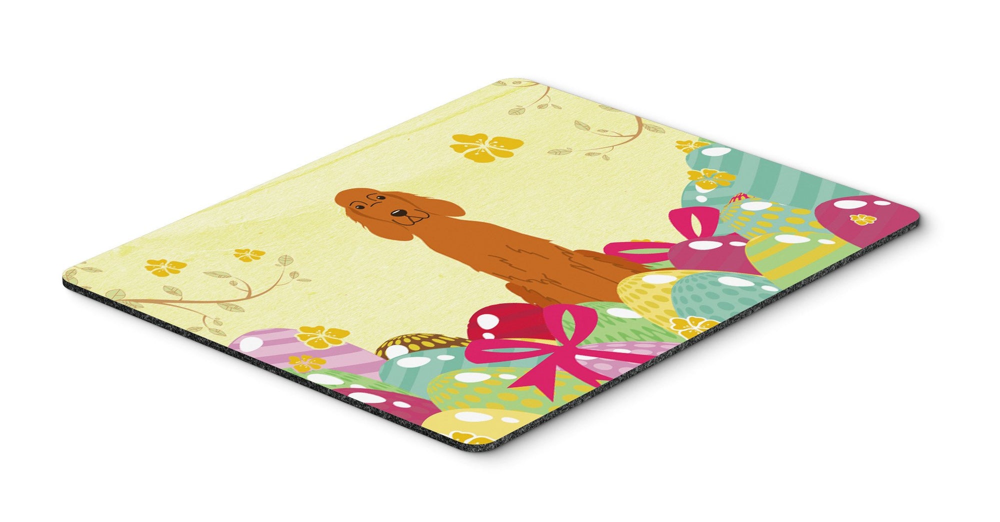 Easter Eggs Irish Setter Mouse Pad, Hot Pad or Trivet BB6064MP by Caroline's Treasures