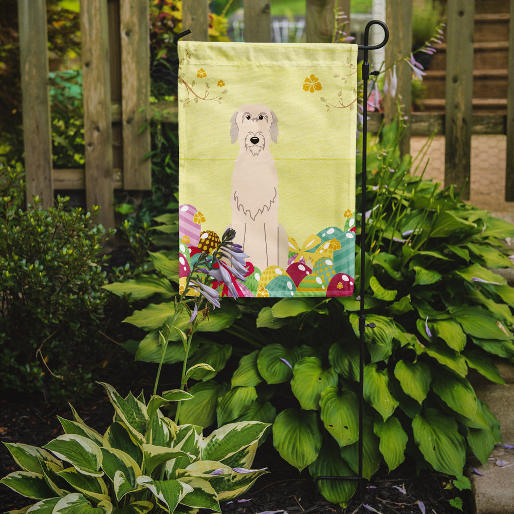 Easter Eggs Irish Wolfhound Flag Garden Size BB6065GF  the-store.com.