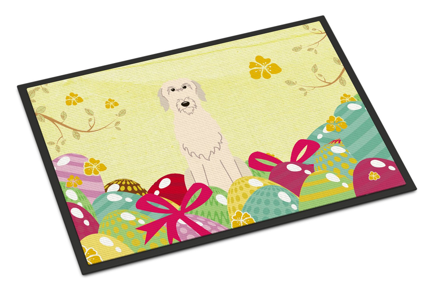 Easter Eggs Irish Wolfhound Indoor or Outdoor Mat 24x36 BB6065JMAT by Caroline's Treasures