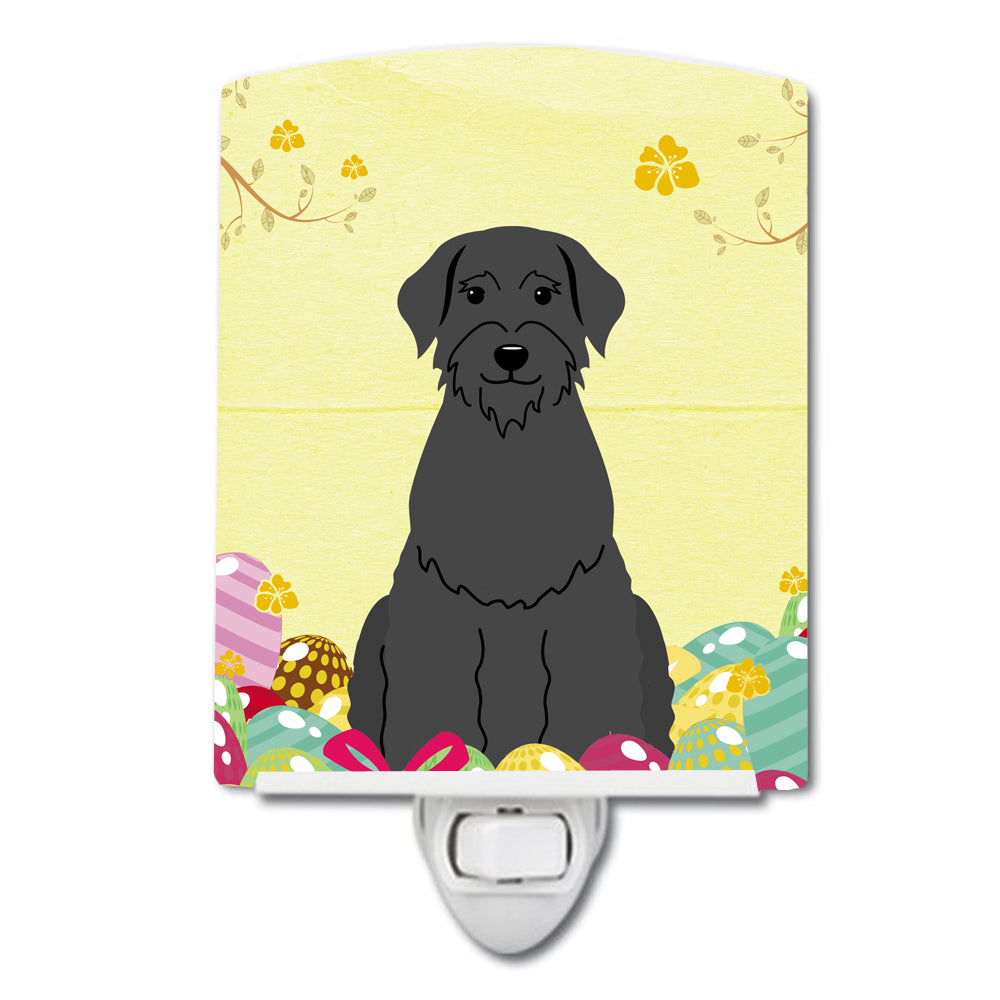 Easter Eggs Giant Schnauzer Ceramic Night Light BB6066CNL - the-store.com