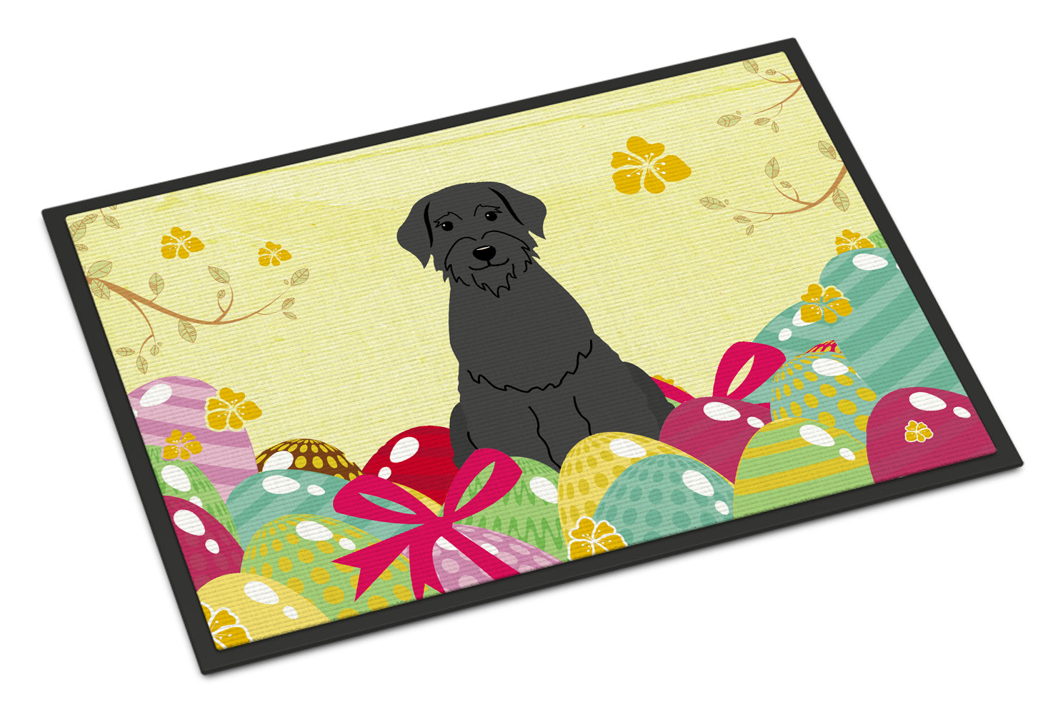 Easter Eggs Giant Schnauzer Indoor or Outdoor Mat 18x27 BB6066MAT - the-store.com