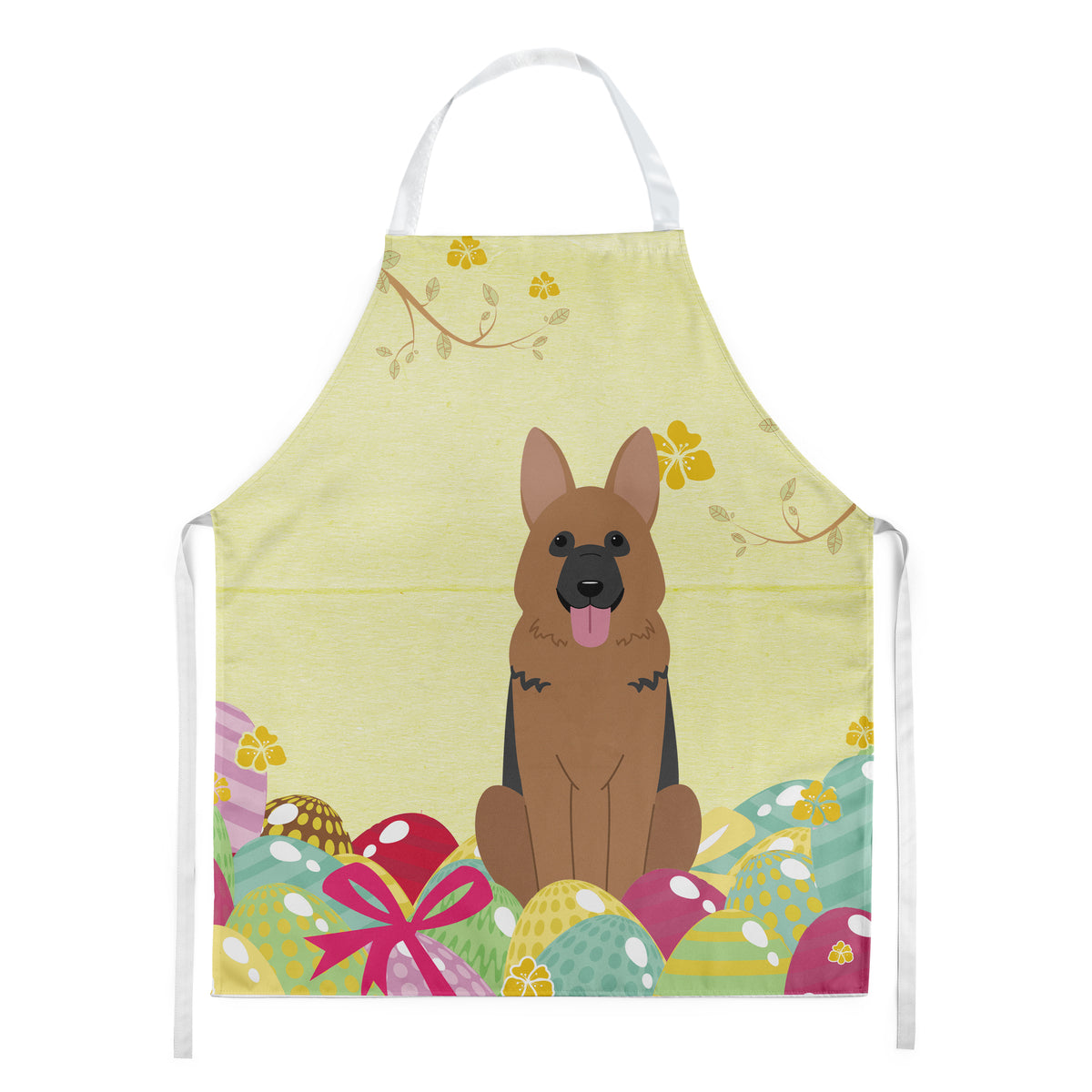 Easter Eggs German Shepherd Apron BB6067APRON  the-store.com.