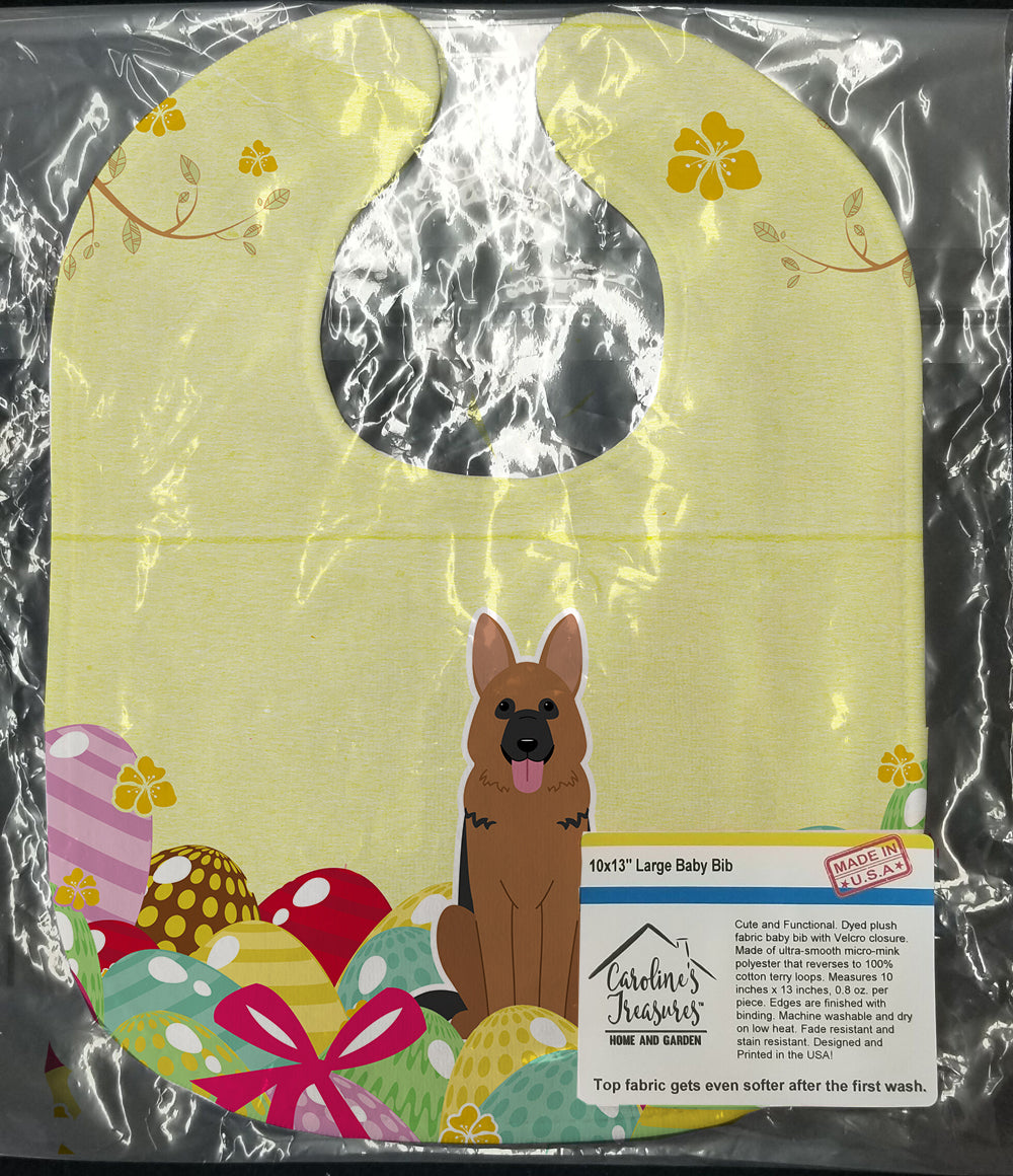 Easter Eggs German Shepherd Baby Bib BB6067BIB - the-store.com