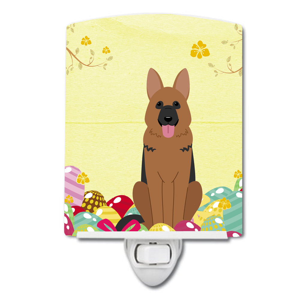 Easter Eggs German Shepherd Ceramic Night Light BB6067CNL - the-store.com