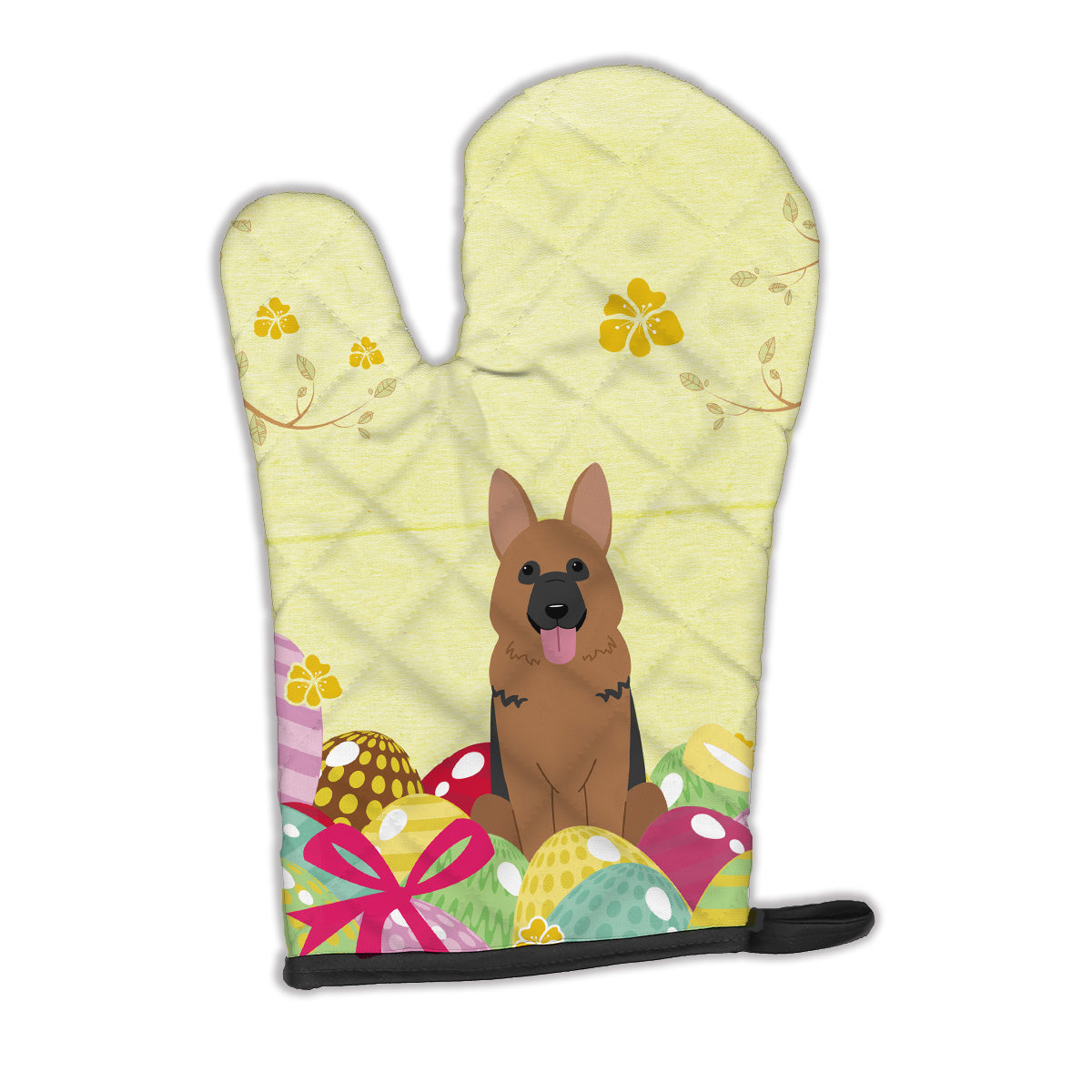 Easter Eggs German Shepherd Oven Mitt BB6067OVMT  the-store.com.