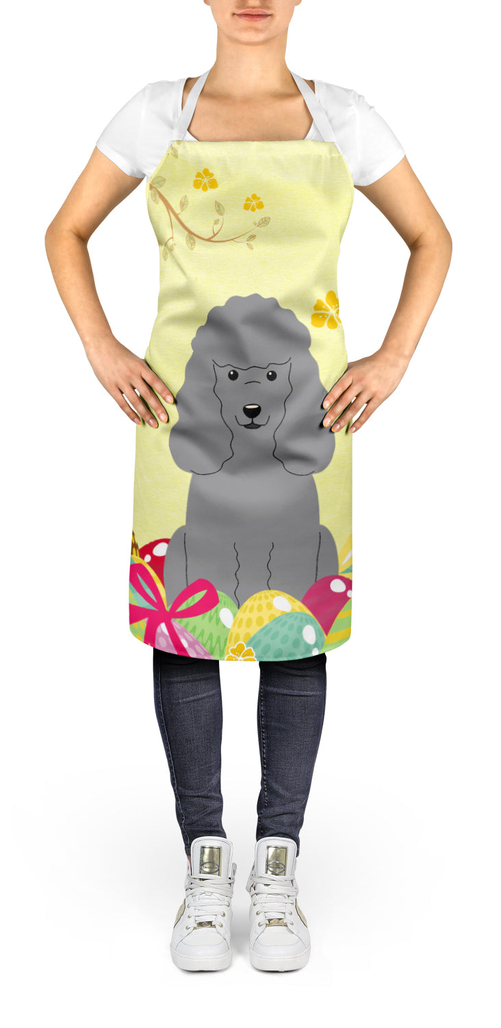 Easter Eggs Poodle Silver Apron BB6068APRON  the-store.com.