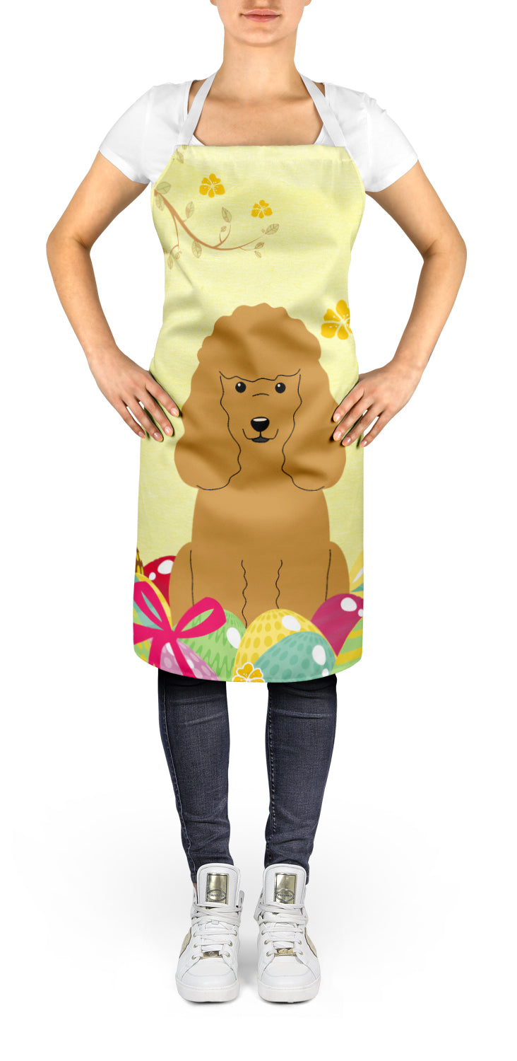 Easter Eggs Poodle Tan Apron BB6069APRON  the-store.com.