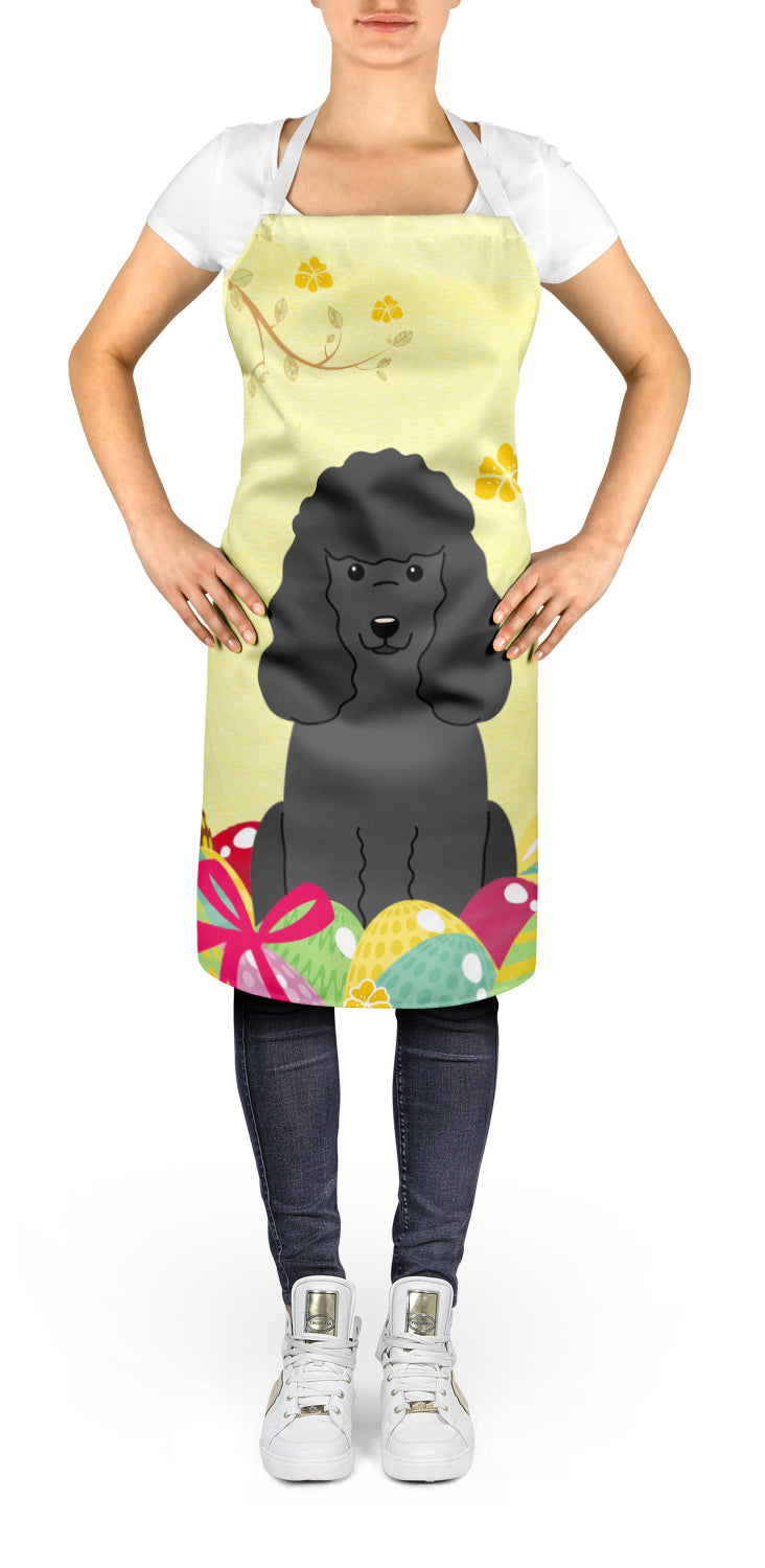 Easter Eggs Poodle Black Apron BB6071APRON  the-store.com.