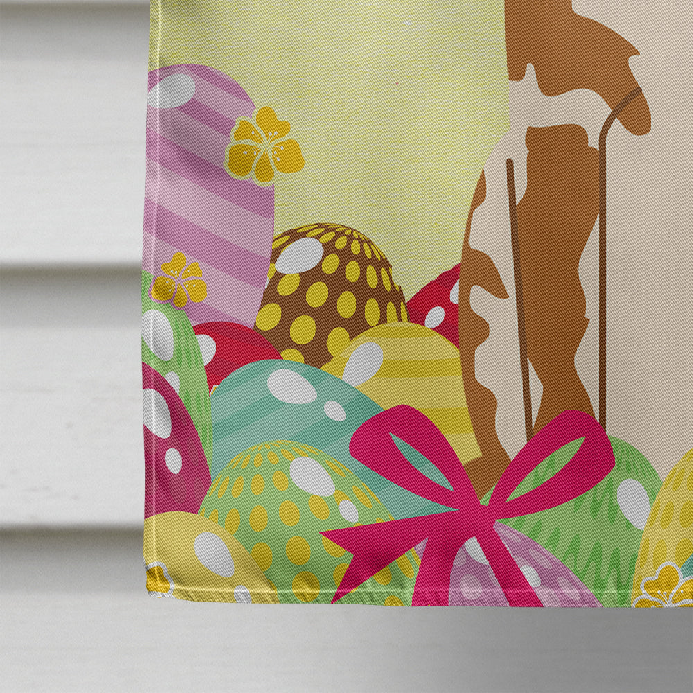 Easter Eggs Brittany Spaniel Flag Canvas House Size BB6072CHF  the-store.com.