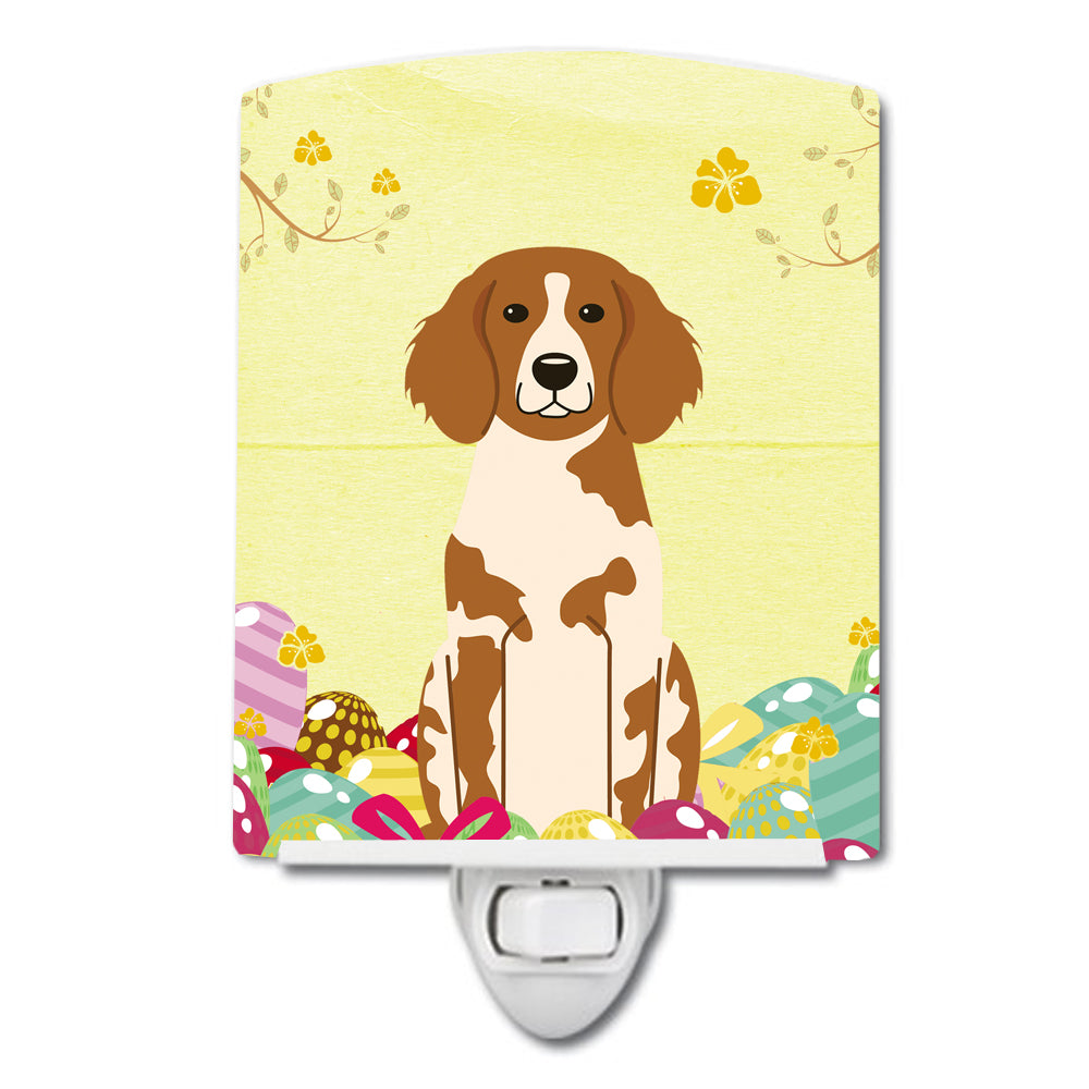 Easter Eggs Brittany Spaniel Ceramic Night Light BB6072CNL - the-store.com